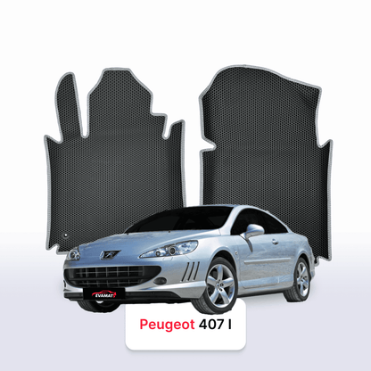 Car mats EVA for Peugeot 407(MT) 1 gen 2004-2011 year COUPE