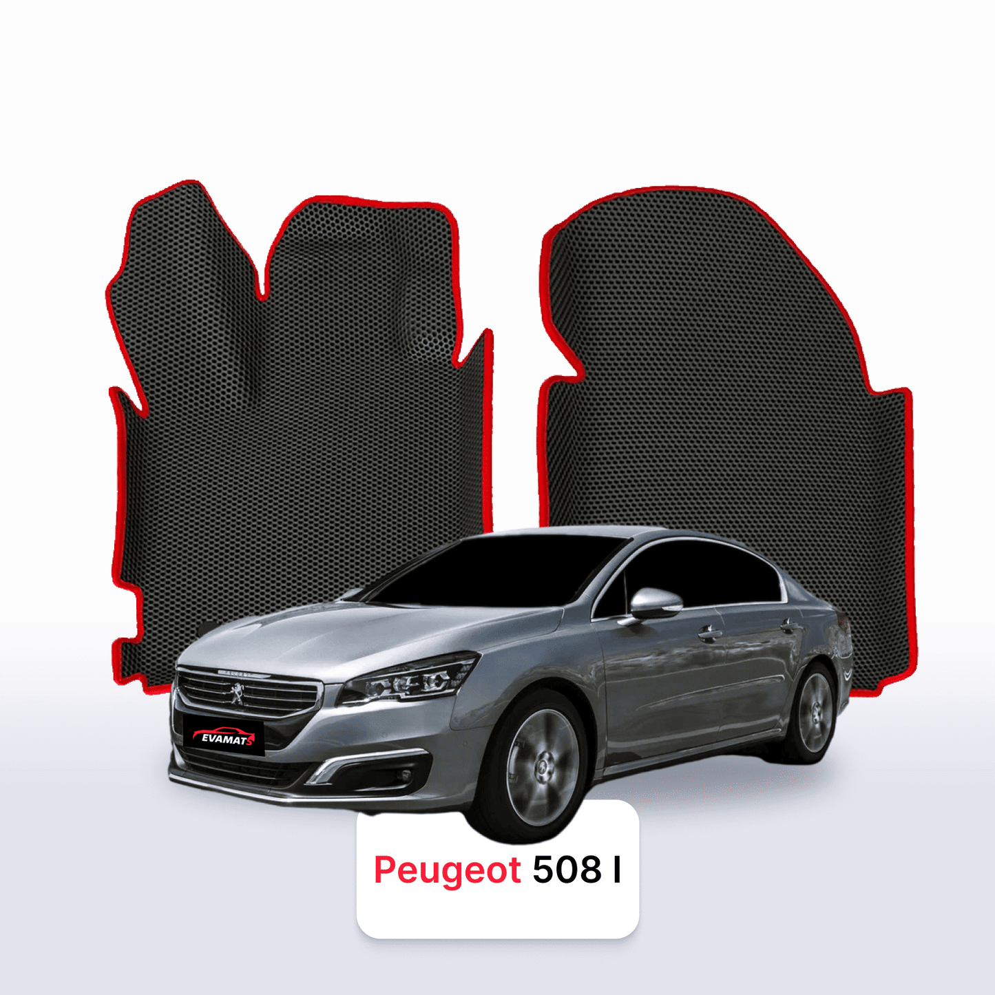 Car mats EVAMATS for Peugeot 508(AT) 1 gen 2011-2018 year SEDAN