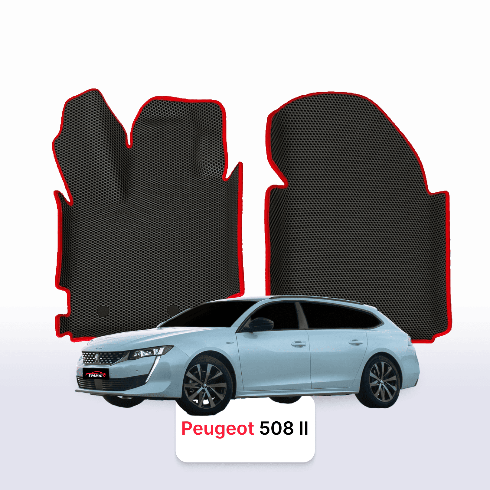 Car mats EVAMATS for Peugeot 508(AT) 2 gen 2018-2025 year STATION WAGON