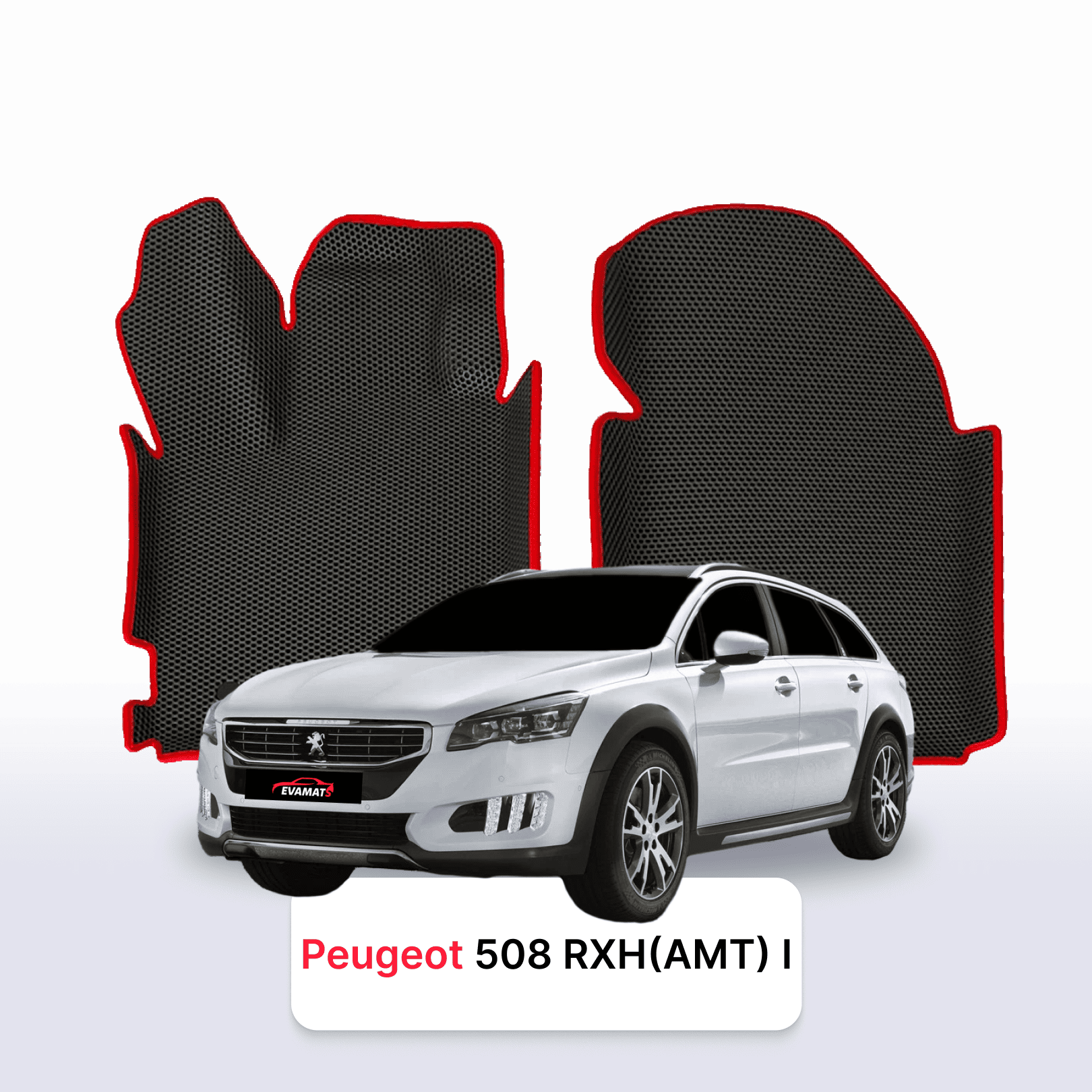 Car mats EVAMATS for Peugeot 508 RXH(AMT) 1 gen 2011-2018 year STATION WAGON