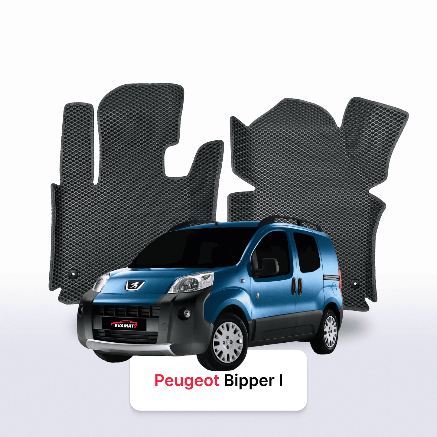 Car mats EVAMATS for Peugeot Bipper 1 gen 2008-2018 year MINIVAN