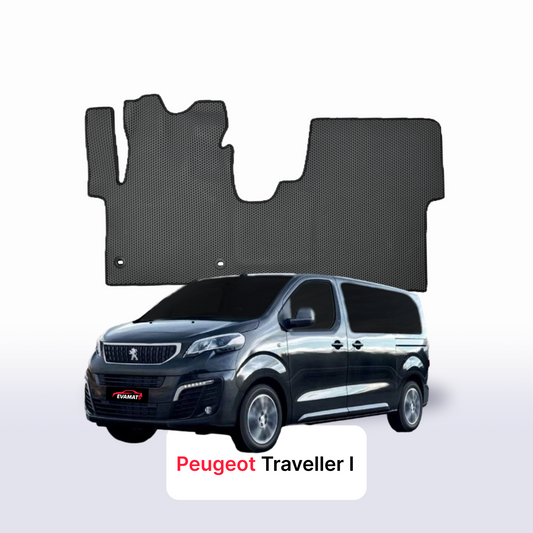 Car mats EVAMATS for Peugeot Traveller 1 gen 2016-2025 year MINIVAN LONG