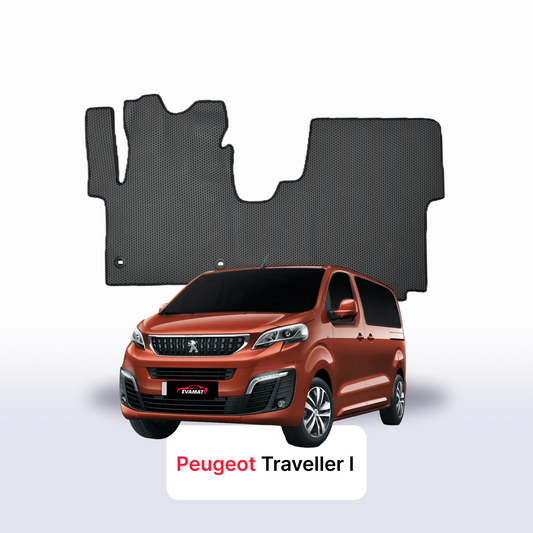 Car mats EVAMATS for Peugeot Traveller 1 gen 2016-2025 year MINIVAN