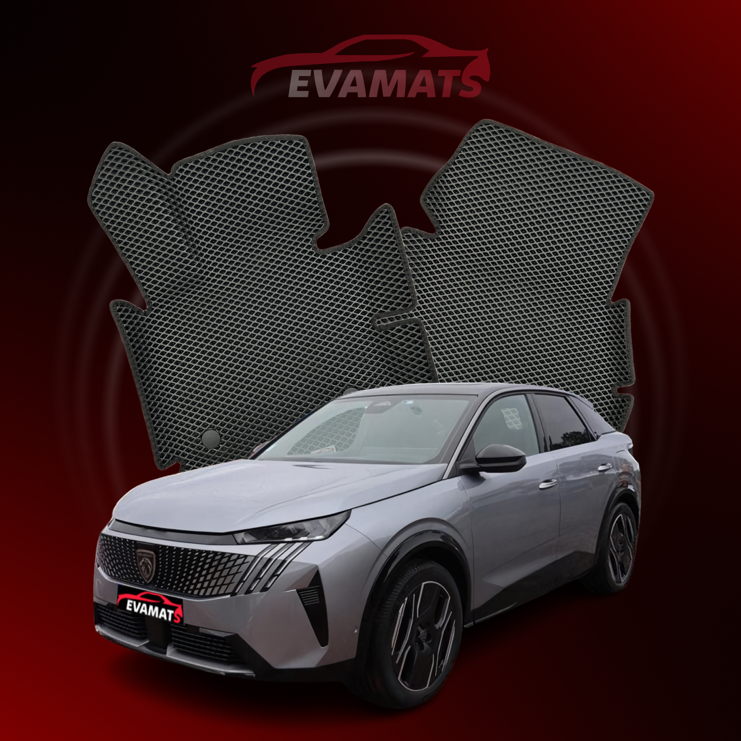 Autokoberce EVAMATS pro SUV Peugeot 3008(AT) 2 gen 2016-2025