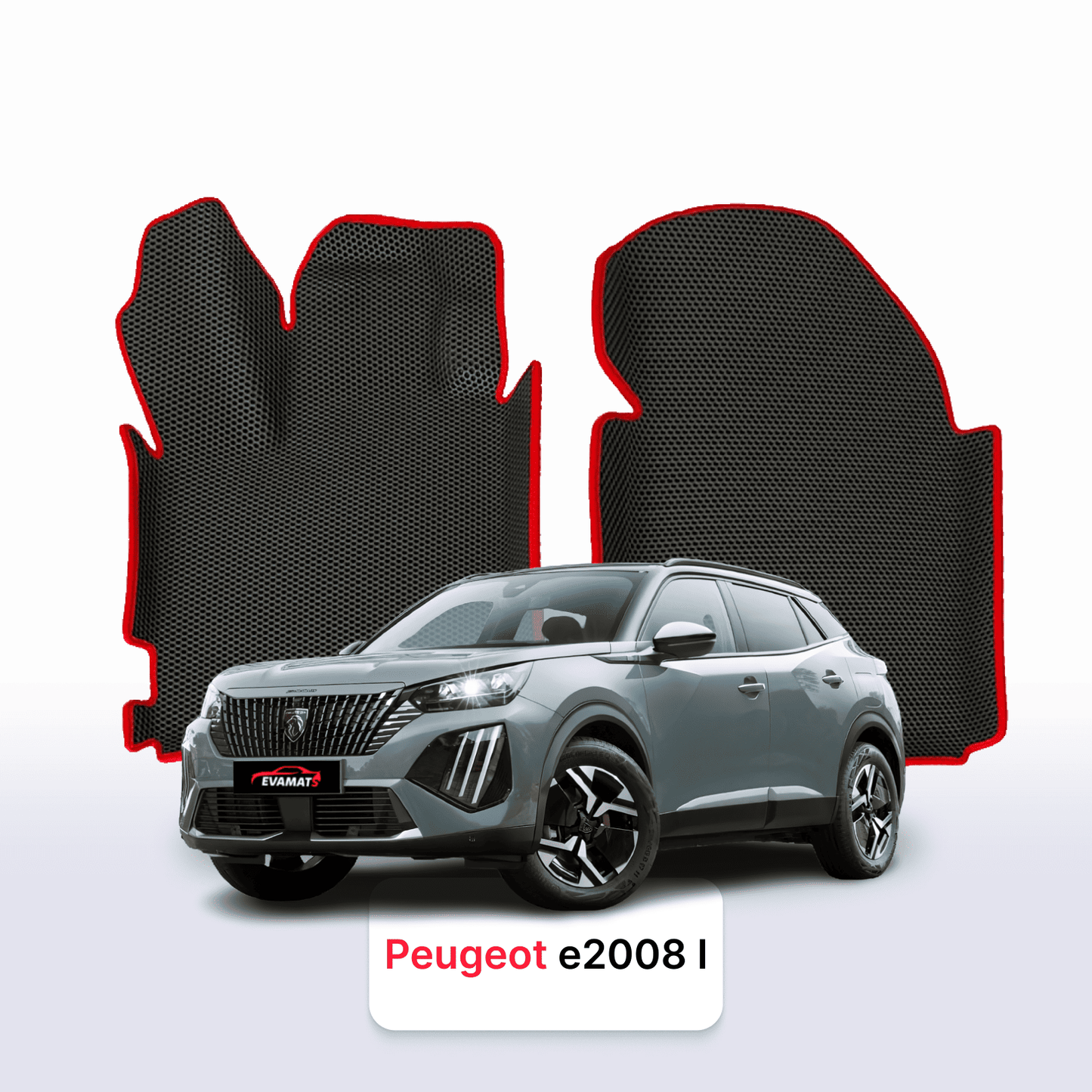 Car mats EVA for Peugeot e2008 1 gen 2019-2028 year SUV