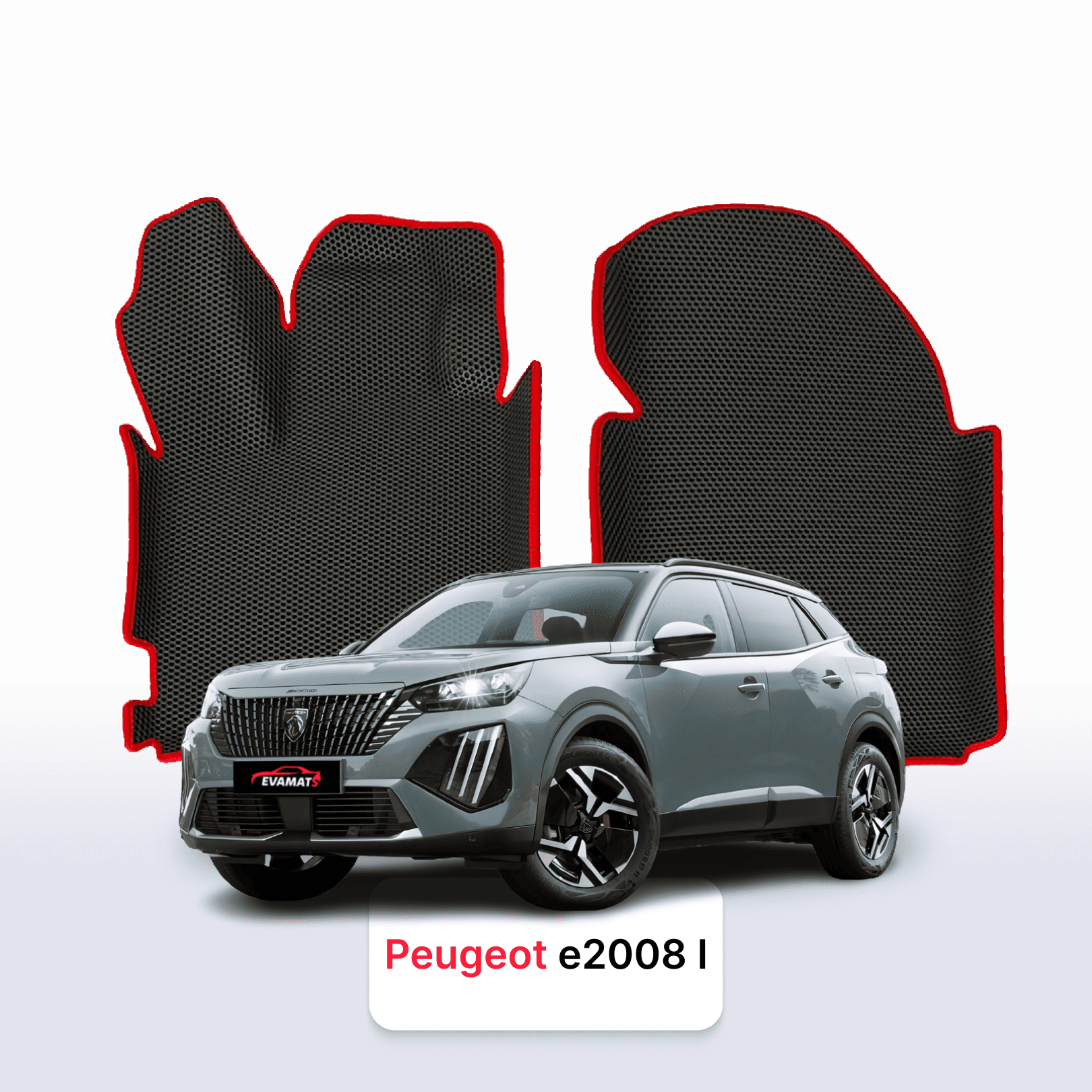 Car mats EVA for Peugeot e2008 1 gen 2019-2028 year SUV
