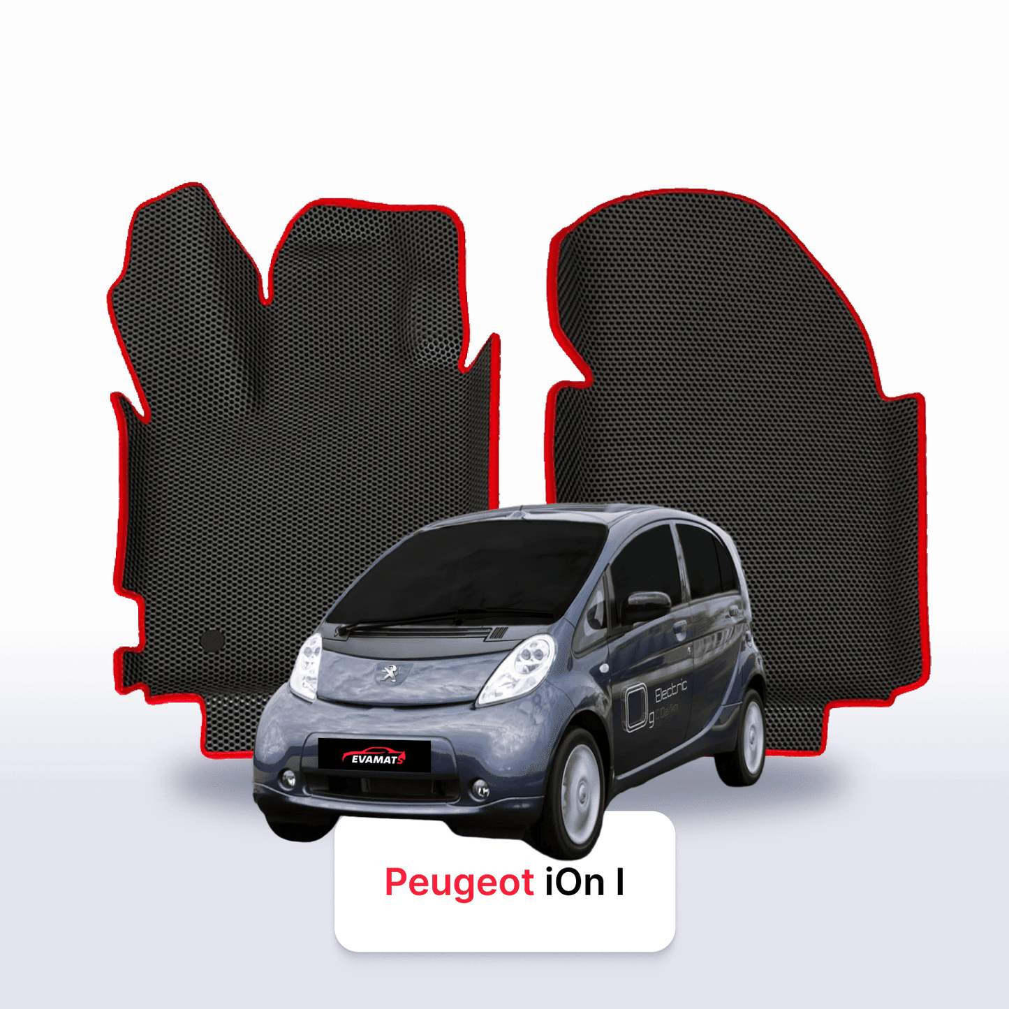 Car mats EVAMATS for Peugeot iOn(AT) 1 gen 2010-2020 year Electric HATCHBACK 5 door