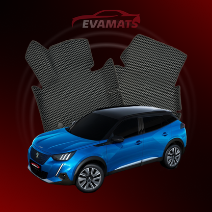 Car mats EVAMATS for Peugeot e-2008 1 gen 2019-2025 year Electric SUV