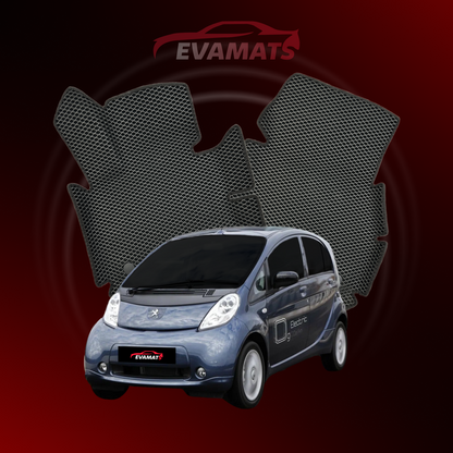 Car mats EVAMATS for Peugeot iOn(AT) 1 gen 2010-2020 year Electric HATCHBACK 5 door