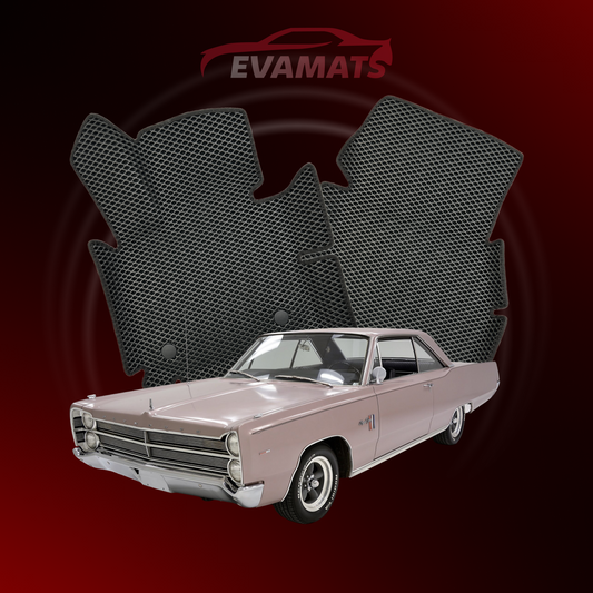 Car mats EVAMATS for Plymouth Fury 3 gen 1967-1968 year SPORT COUPE