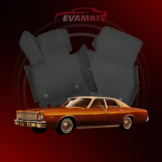 Alfombrillas de coche EVAMATS para Plymouth Fury 7ª generación año 1975-1978 SEDAN