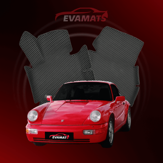 Tapis de voiture EVAMATS pour Porsche 911(964) 3 génération 1988-1994 année COUPE