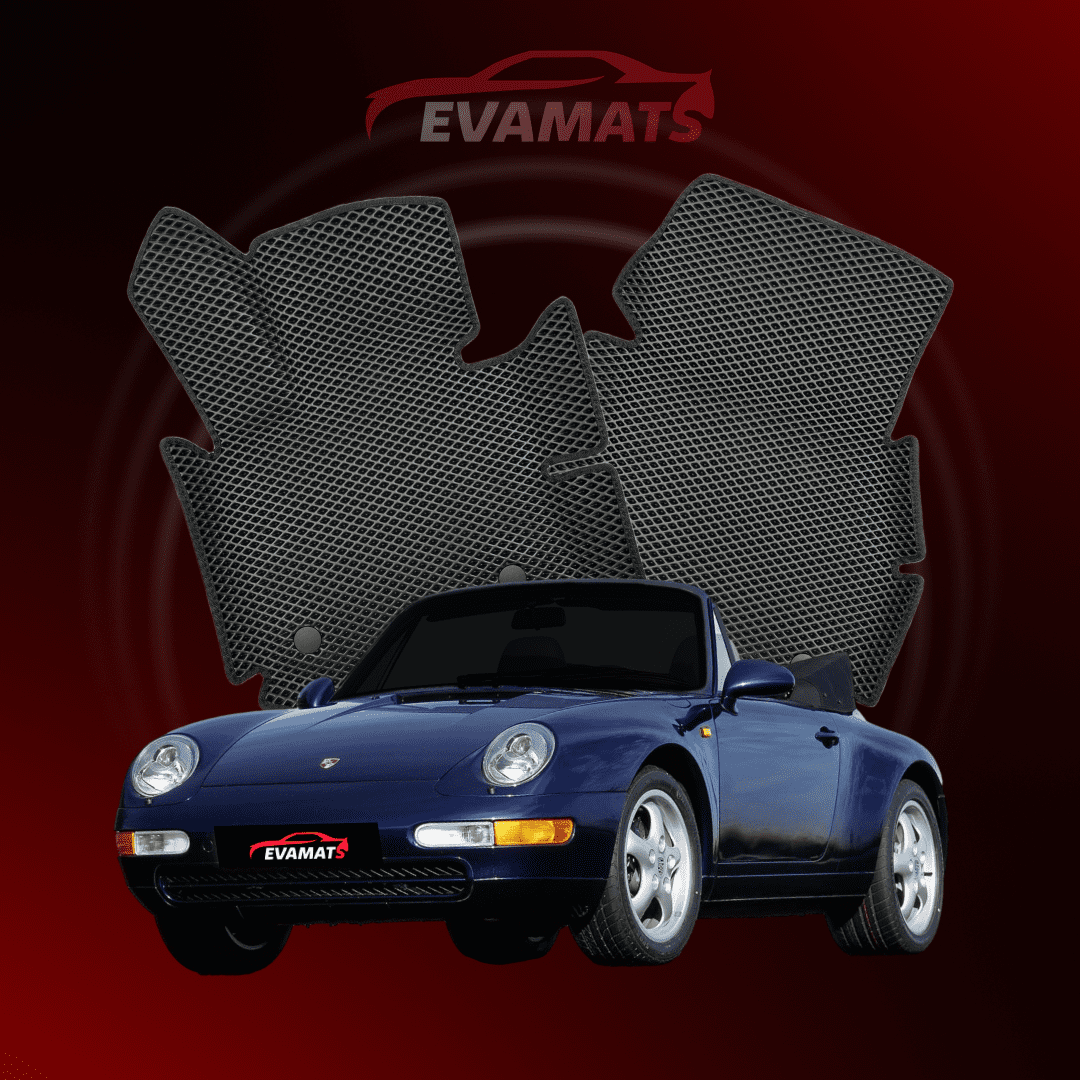 Alfombrillas EVAMATS para Porsche 911(993) 4ª generación año 1993-1998 CABRIO