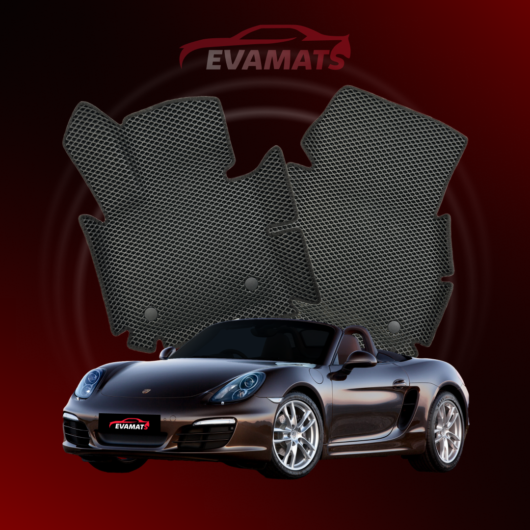 Car mats EVAMATS for Porsche Boxster(981) 3 gen 2012-2016 year ROADSTER