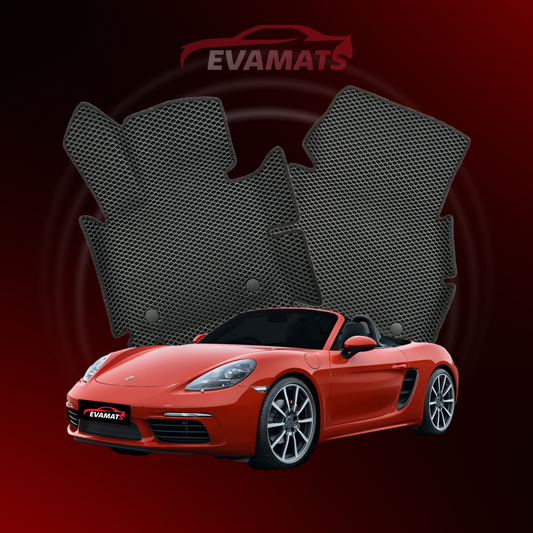 Tappetini per auto EVAMATS per Porsche Boxster(982) 4 gen 2016-2025 anno ROADSTER