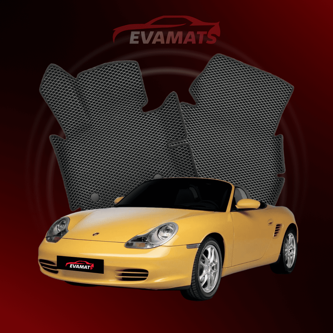 Fußmatten EVAMATS für Porsche Boxster(986) 1. Generation 1996-2004 Jahr ROADSTER