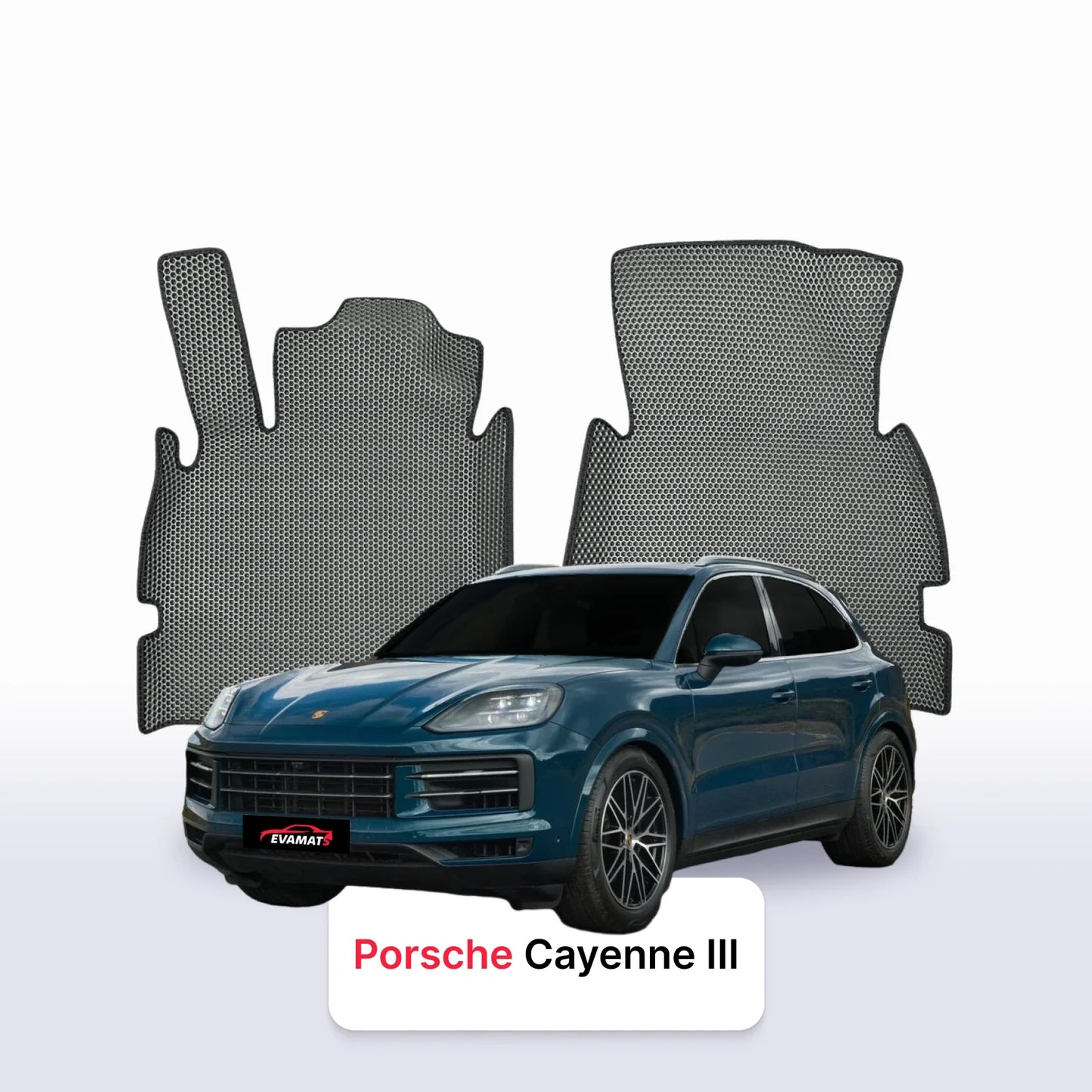 Car mats EVAMATS for Porsche Cayenne 3 gen 2017-2026 year SUV
