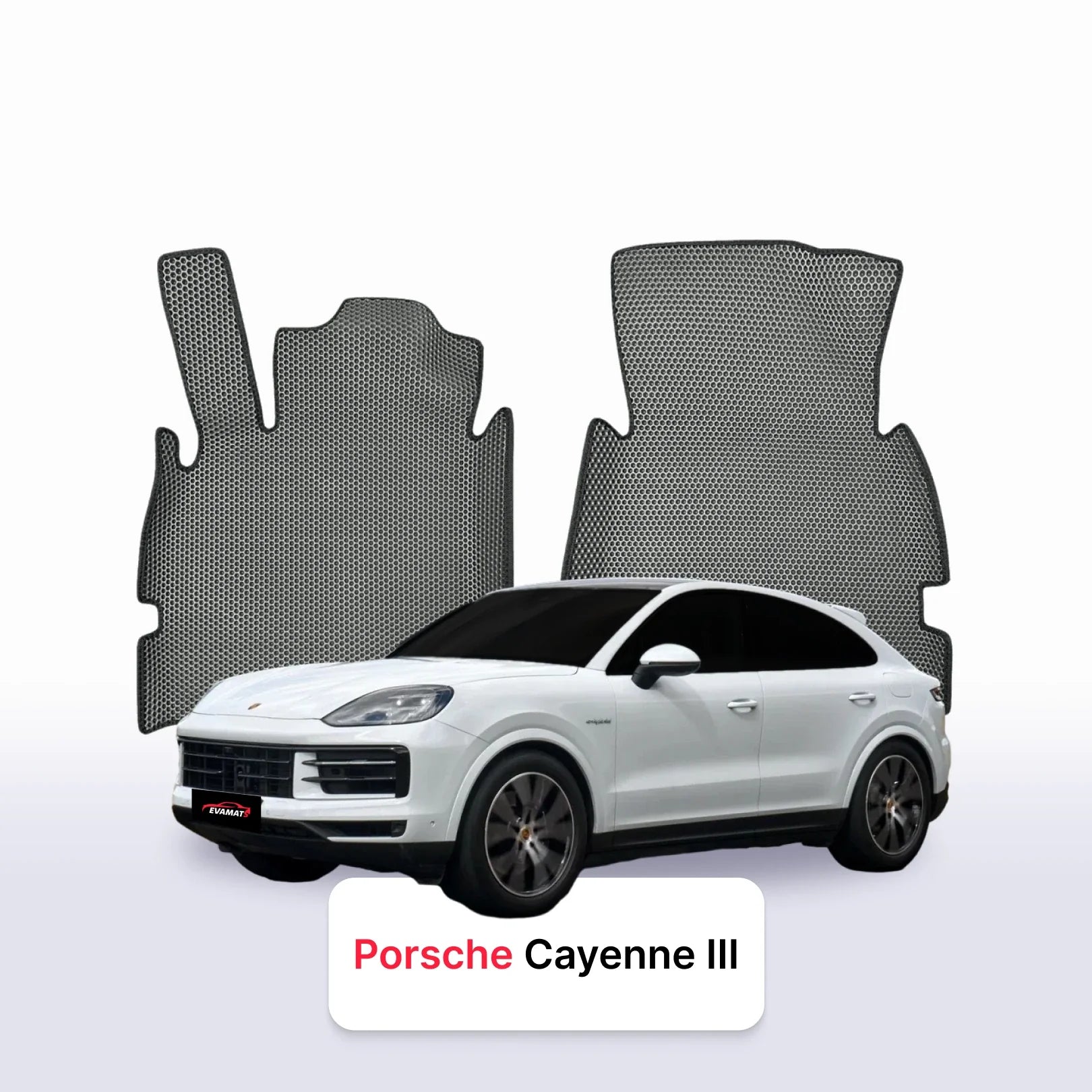 Car mats EVAMATS for Porsche Cayenne 3 gen 2017-2026 year SUV COUPE
