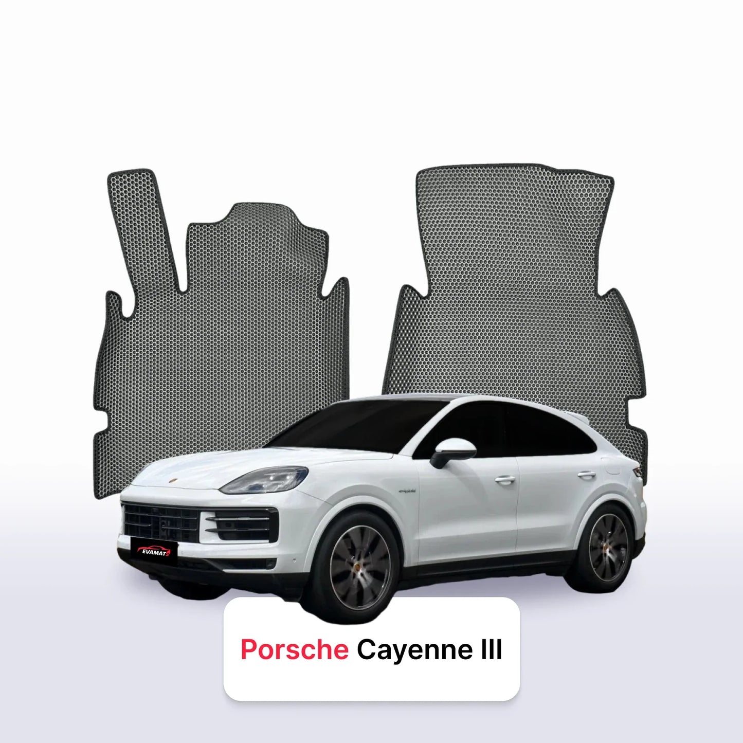 Car mats EVA for Porsche Cayenne 3 gen 2017-2026 year SUV COUPE