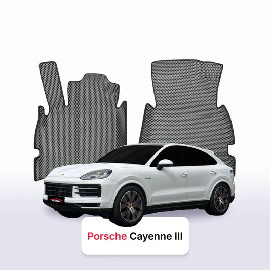 Car mats EVA for Porsche Cayenne 3 gen 2017-2026 year SUV COUPE
