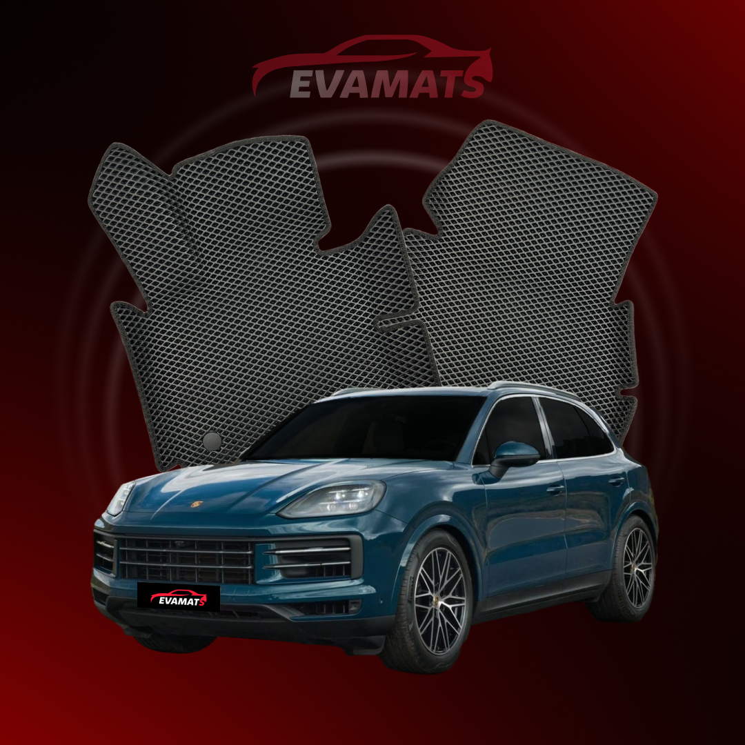 Car mats EVAMATS for Porsche Cayenne 4 gen 2017-2024 year SUV