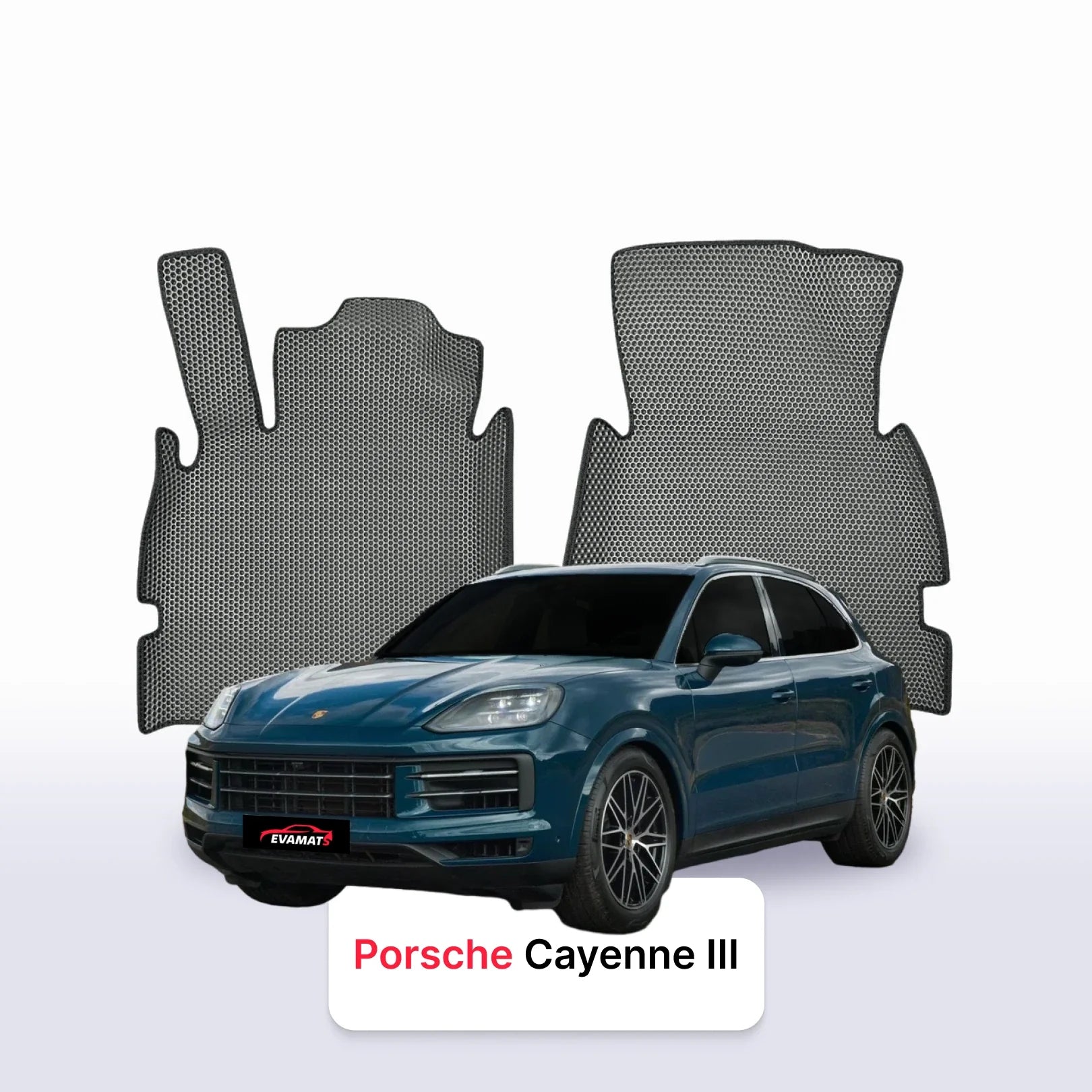 Car mats EVA for Porsche Cayenne 3 gen 2017-2026 year SUV