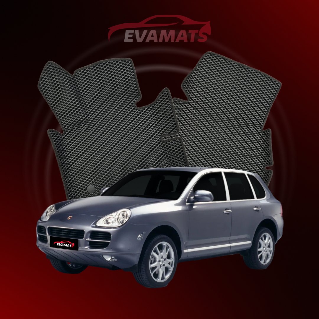 Car mats EVAMATS for Porsche Cayenne (955) 1 gen 2001-2007 year SUV