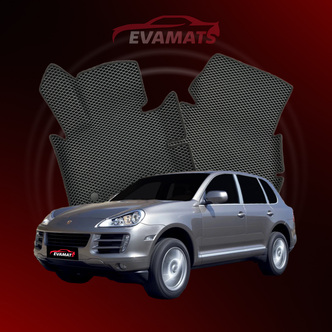 Tapis de voiture EVAMATS pour Porsche Cayenne (957) 2 génération 2007-2010 année SUV