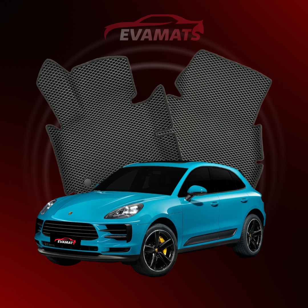 Car mats EVAMATS for Porsche Macan 1 gen 2014-2025 year SUV