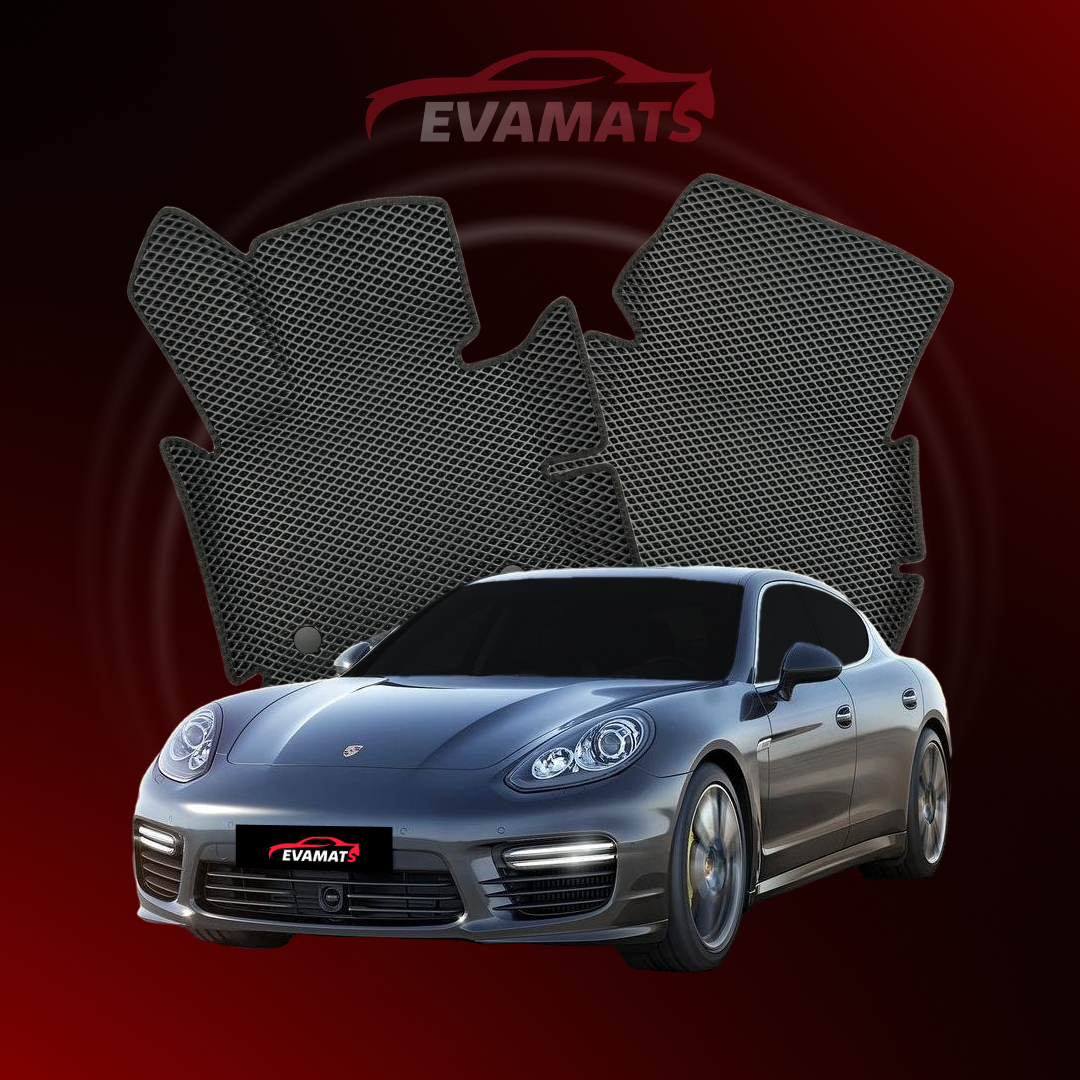 Car mats EVAMATS for Porsche Panamera 1 gen 2013-2016 year Executive LIFTBACK