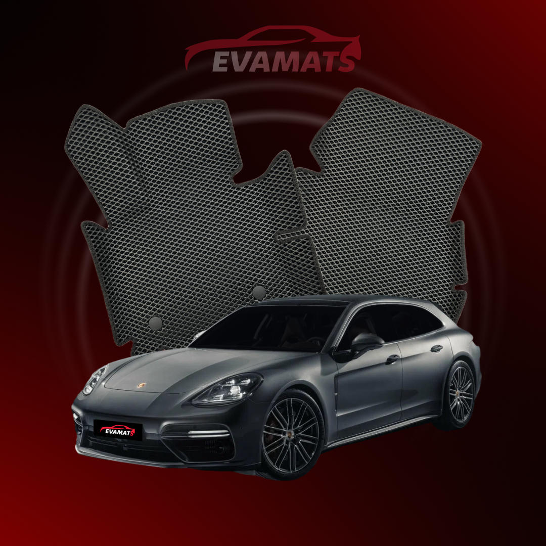 Car mats EVAMATS for Porsche Panamera 2 gen 2016-2023 year STATION WAGON