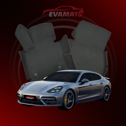 Car mats EVAMATS for Porsche Panamera 2 gen 2016-2025 year Executive LIFTBACK