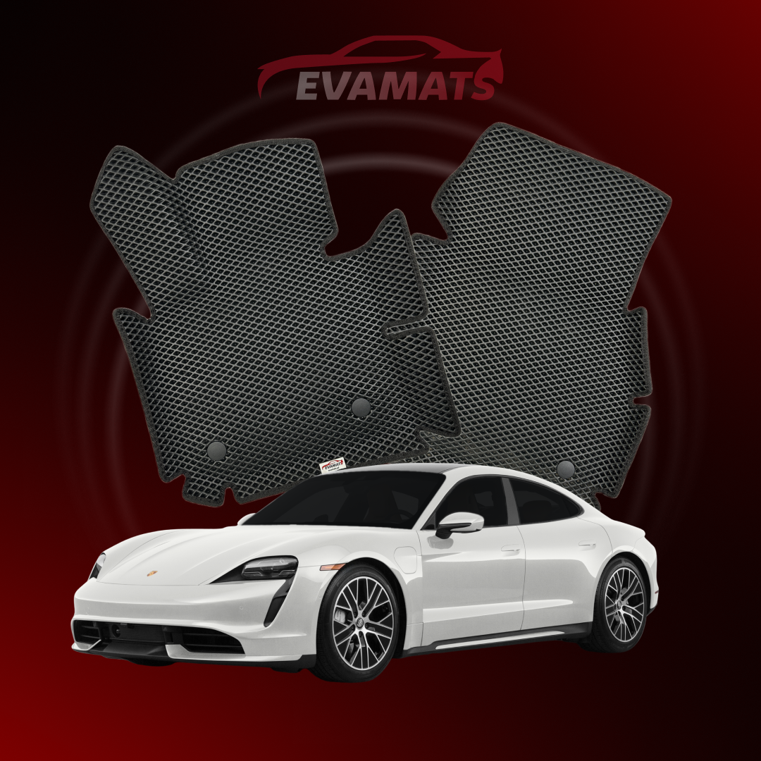 Tapis de voiture EVAMATS pour Porsche Taycan 1 gen 2019-2024 année Electrique STATION WAGON Sport Turismo