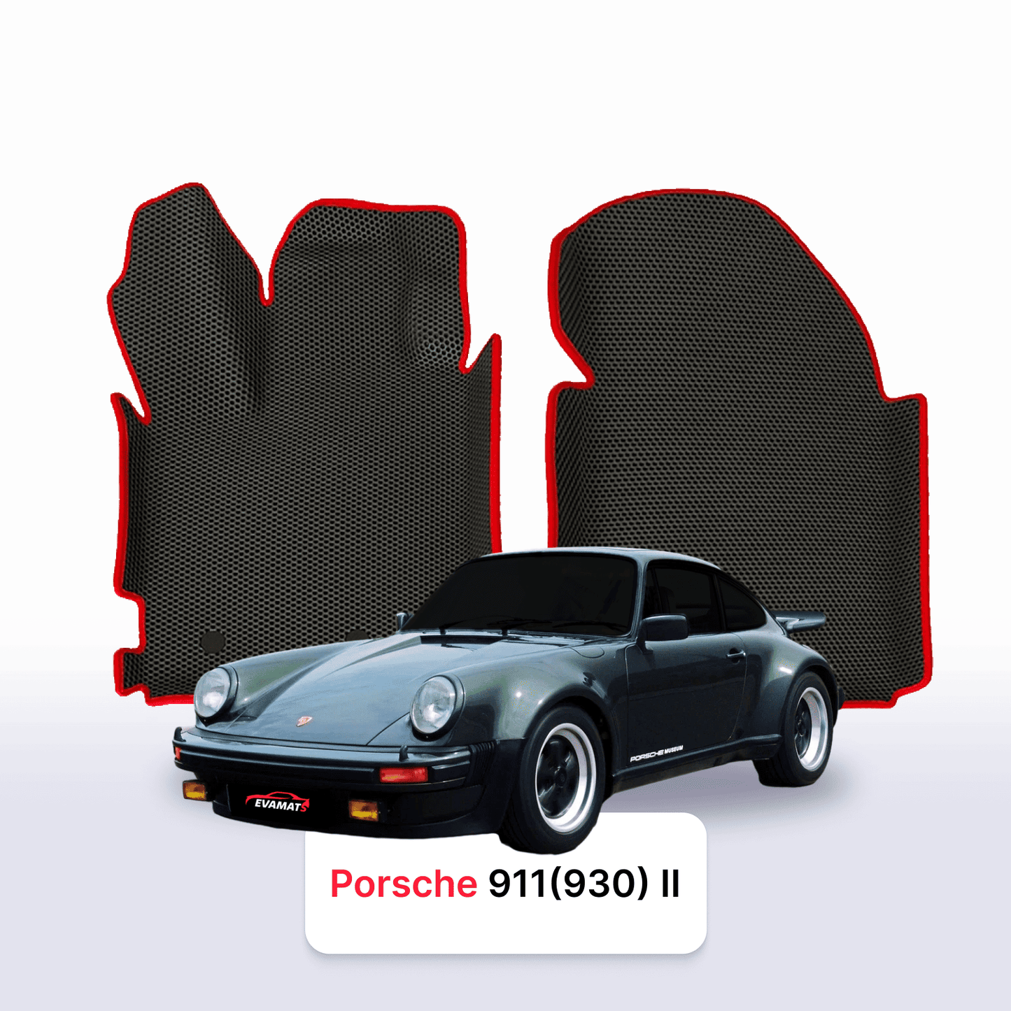 Car mats EVAMATS for Porsche 911(930) 2 gen 1973-1989 year COUPE