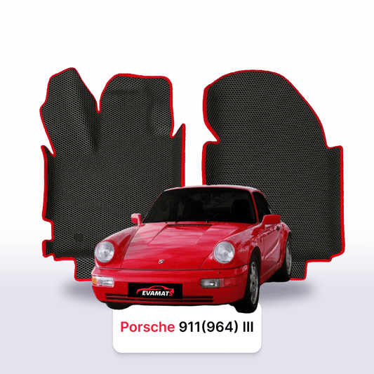 Car mats EVAMATS for Porsche 911(964) 3 gen 1988-1994 year COUPE
