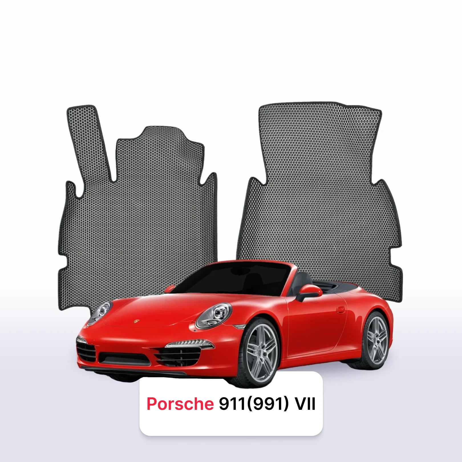 Car mats EVA for Porsche 911(991) 7 gen 2011-2019 year CABRIO