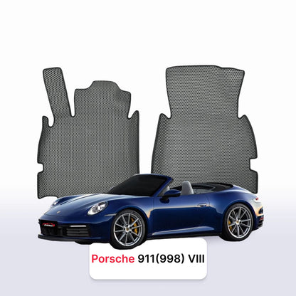 Car mats EVAMATS for Porsche 911(992) 8 gen 2018-2025 year CABRIO