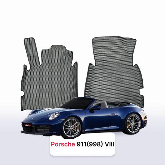 Car mats EVAMATS for Porsche 911(992) 8 gen 2018-2025 year CABRIO