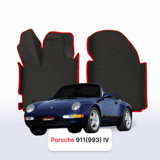 Car mats EVAMATS for Porsche 911(993) 4 gen 1993-1998 year CABRIO