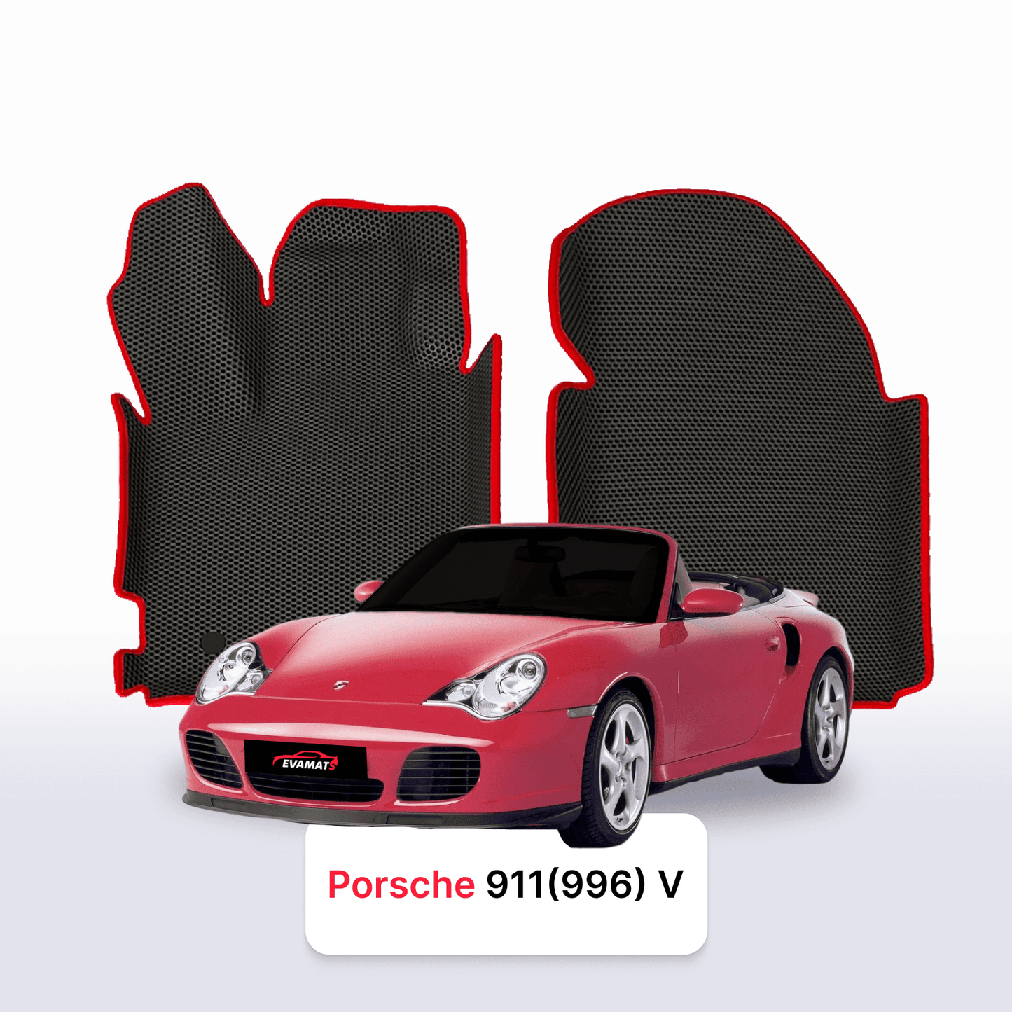 Car mats EVAMATS for Porsche 911(996) 5 gen 1997-2005 year CABRIO