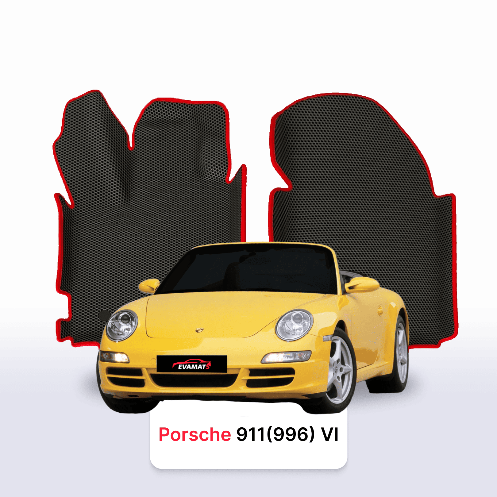 Car mats EVA for Porsche 911(997) 6 gen 2004-2012 year CABRIO