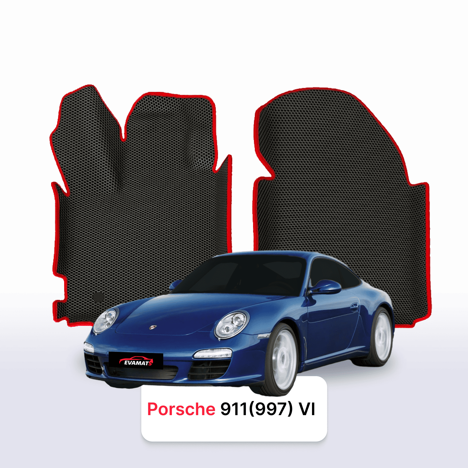 Car mats EVA for Porsche 911(997) 6 gen 2004-2012 year COUPE