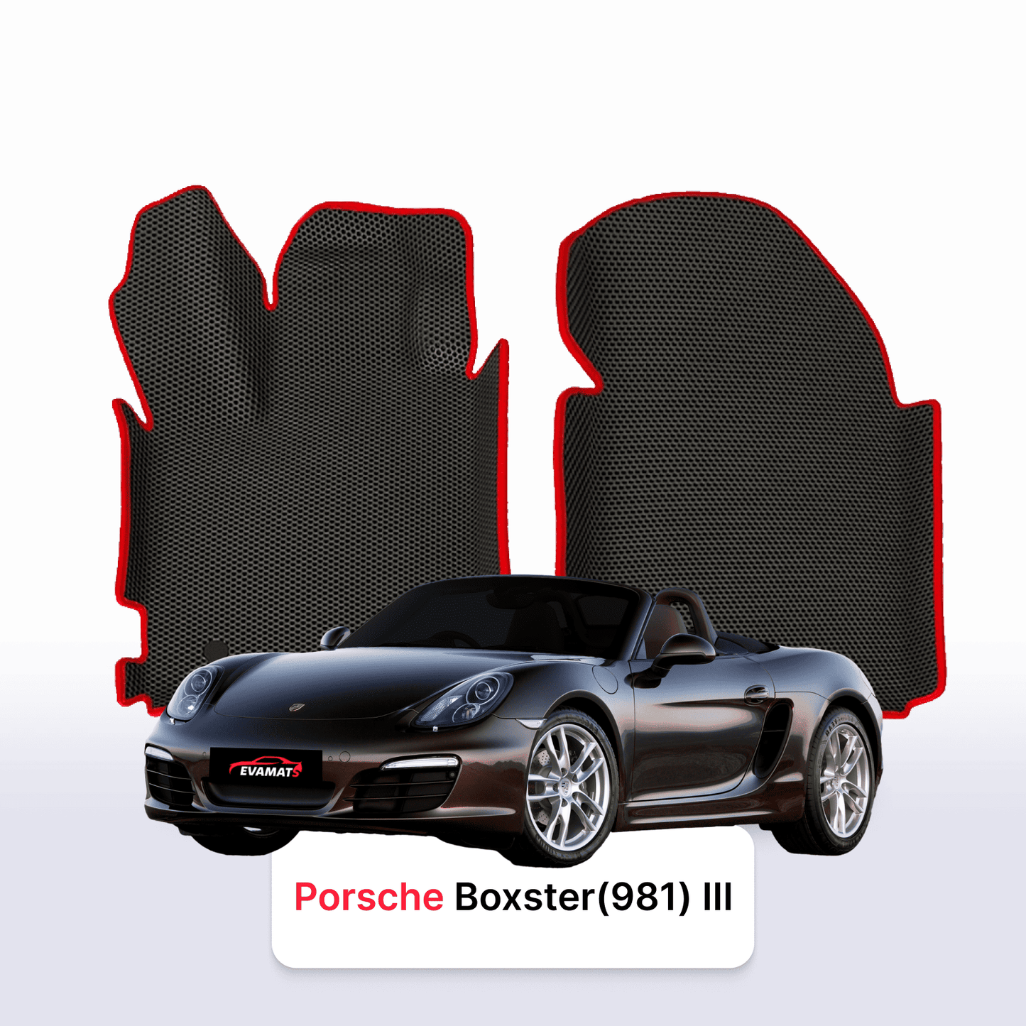 Car mats EVAMATS for Porsche Boxster(981) 3 gen 2012-2016 year ROADSTER