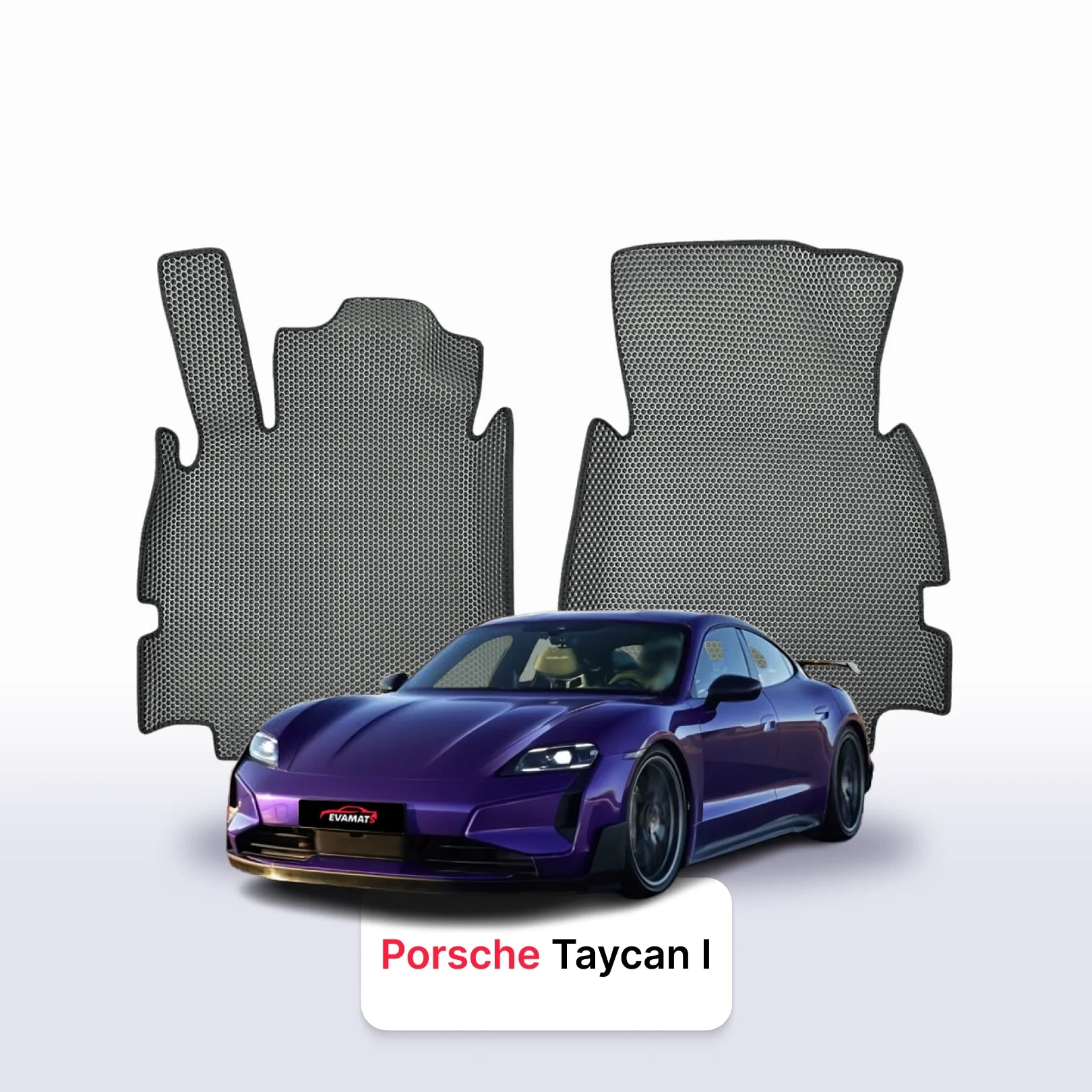 Car mats EVA for Porsche Taycan 1 gen 2019-2028 year Electric Sedan Turbo GT