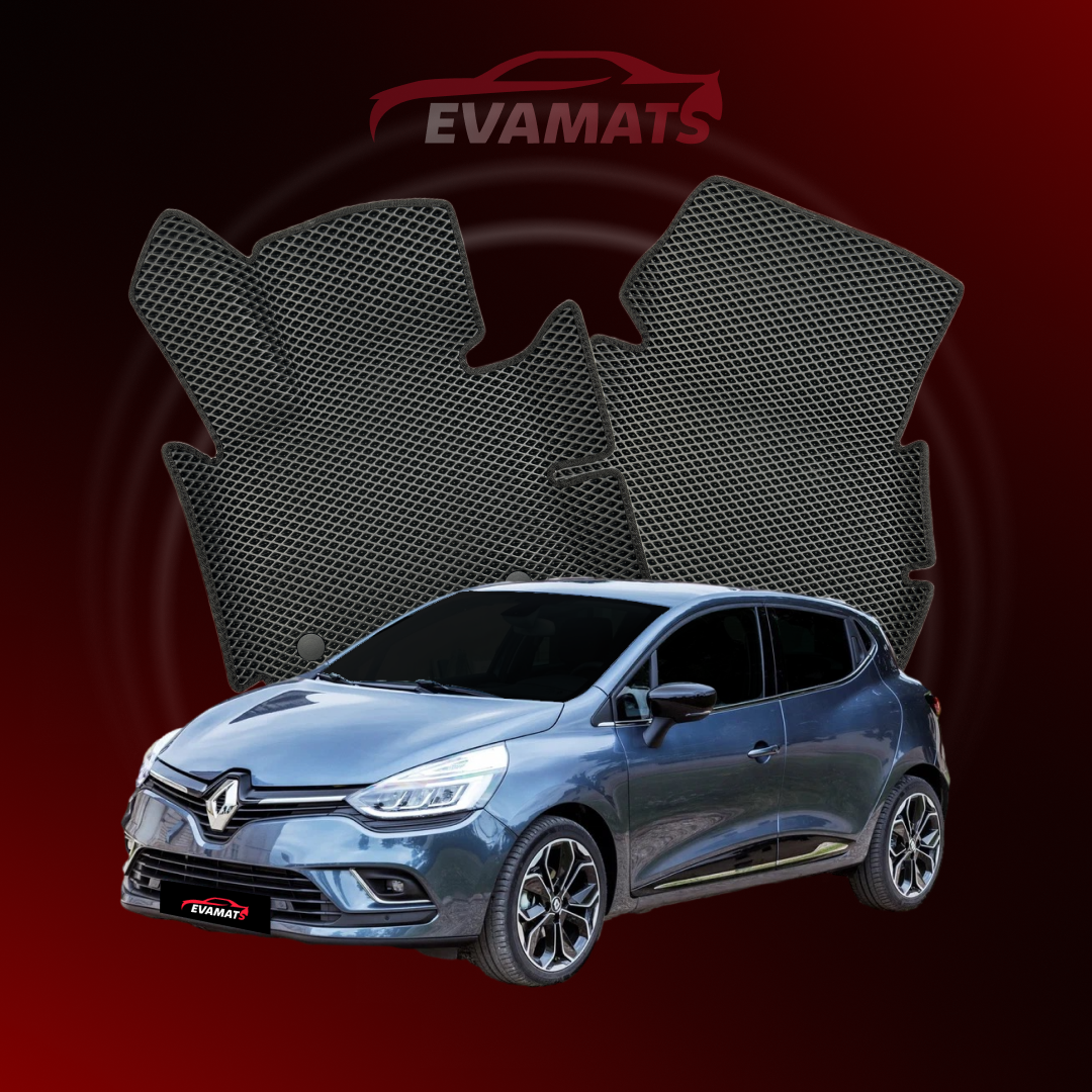 Car mats EVAMATS for Renault Clio 4 gen 2012-2019 year HATCHBACK 5 door