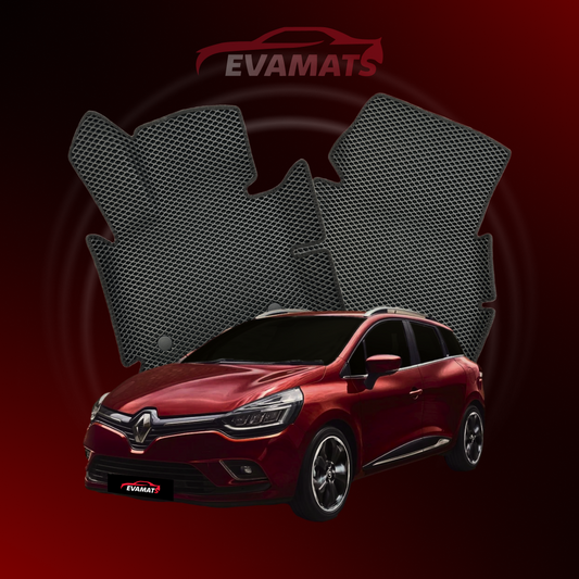 Alfombrillas de coche EVAMATS para Renault Clio 4ª generación año 2012-2019 STATION WAGON