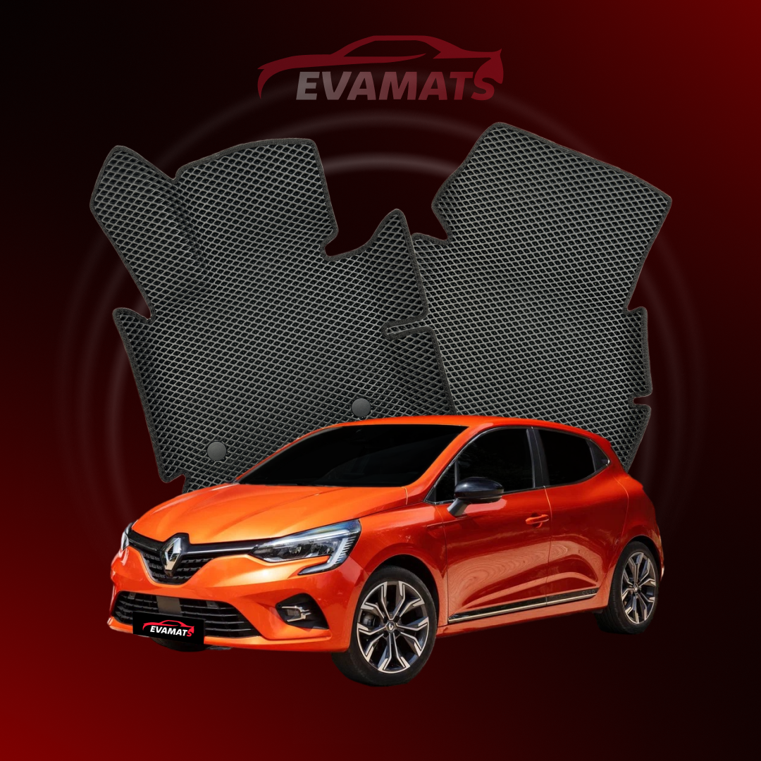 Car mats EVAMATS for Renault Clio 5 gen 2019-2025 year HATCHBACK 5 door