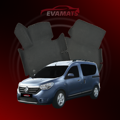 Car mats EVAMATS for Renault Dokker 1 gen 2012-2025 year MINIVAN