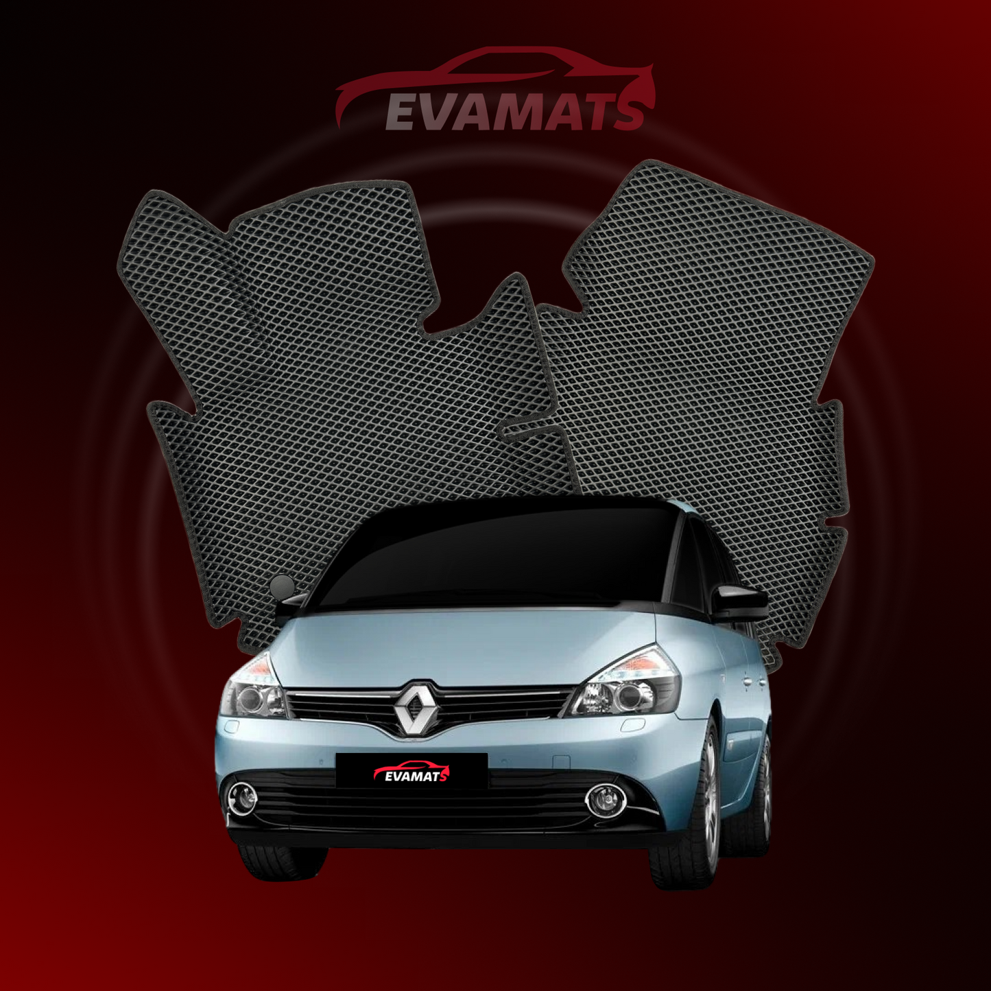 Tapis de voiture EVAMATS pour Renault Espace 4 gen 2002-2014 année MINIVAN