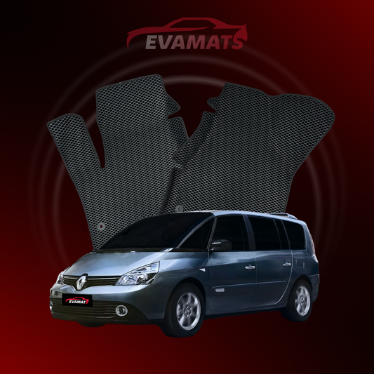 Alfombrillas EVAMATS para Renault Espace Grand 4 gen 2002-2014 año MINIVAN